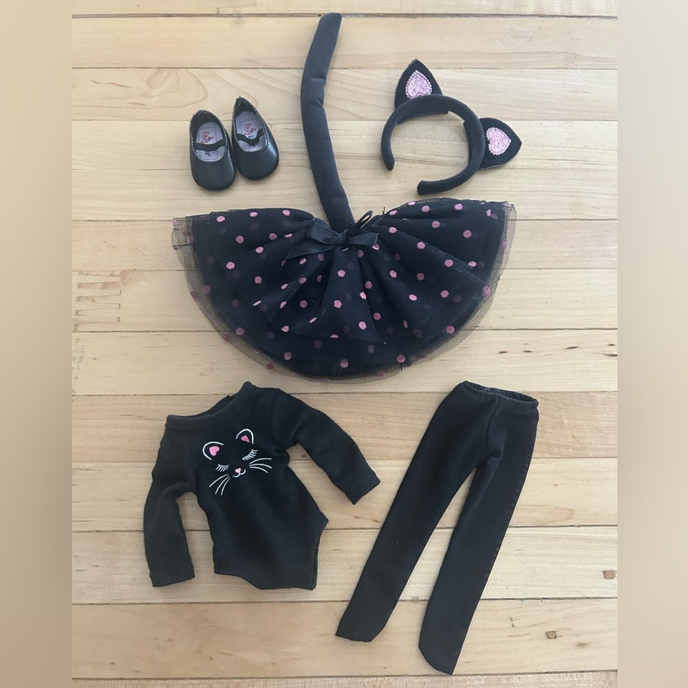 Emily Rose Cat Ballet Outfit for 14.5 inch Dolls